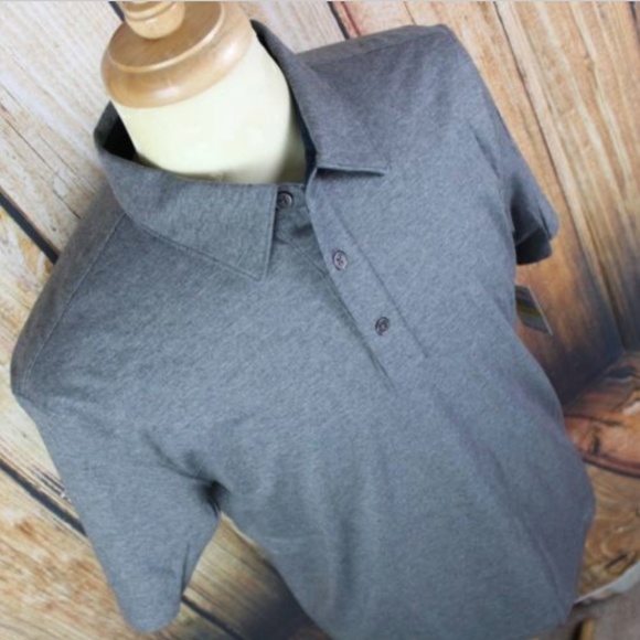 Michael Kors Men's Medium Polo Shirt Grey - Picture 5 of 8